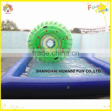 2015 Hot Sale Outdoor Inflatable Toy Water Roller Ball With Pool Price