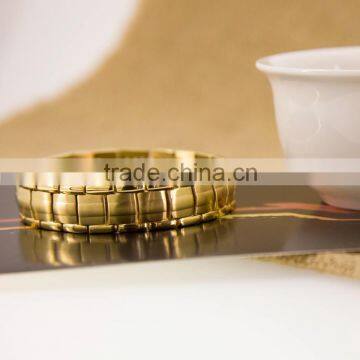 Unique Product High Polish Magnetic Full Gold Bracelet Designs Men photo-5