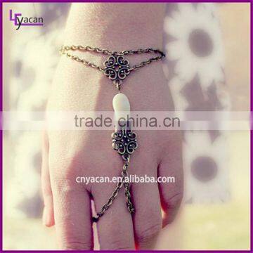 Factory Price Hand Chain Bracelet Slave Bracelets With Ring