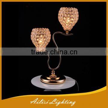 Contemporary Best Sellling Special Design Crystal Table Lamp With 2 Lights photo-3