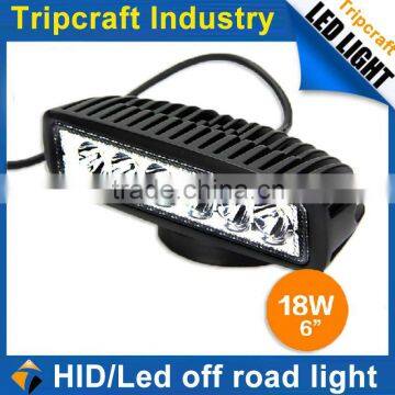 5.5" 15W LED Work Working Driving Light Lamp Bulb Spot Flood Truck SUV ATV Off-Road Car 12v 24v Black White