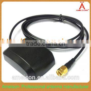 SMA Male Connector Magnetic Mount RG174 3M cable 5dBi gps antenna mmcx