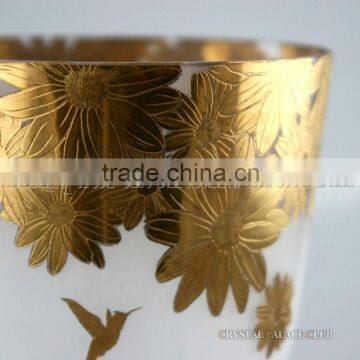 White + Pure Gold Quartz Crystal Singing Grail Bowl photo-2