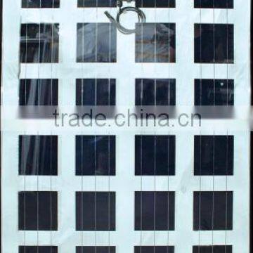 Frameless Transparent Hollow Solar Panels