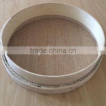 Soil Sifter With Wooden Frame is Large Round Garden Tool photo-4