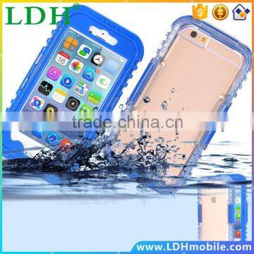 6S/Plus Waterproof Swim Diving Case Capa For Apple iphone 6 6S/6 6S Plus Heavy Duty Hybrid Crystal Full Protective PC+TPU Cover