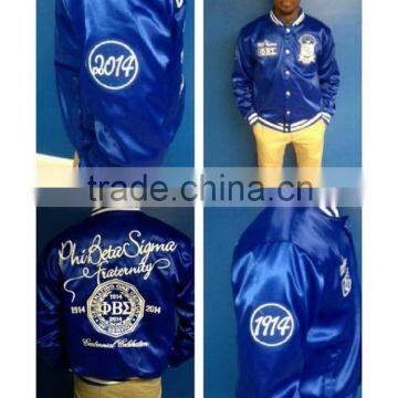 custom satin baseball jackets / custom satin varsity jackets / custom satin letterman jackets