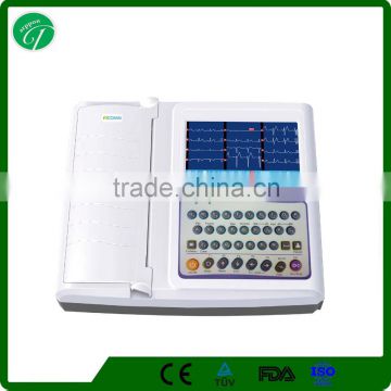 12 leads/channel ECG machine price factory supplier in China