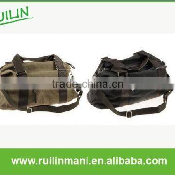 Large Fashionable Military Canvas Travel Duffel Bag