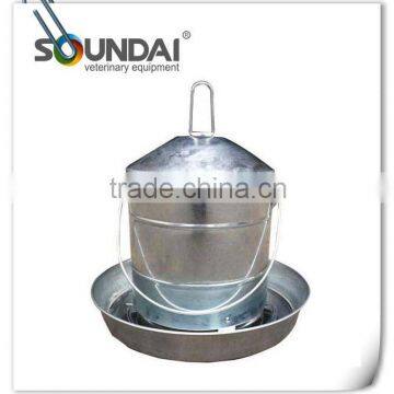 Metal poultry feeder