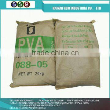 PVA0588 pva concrete fiber and polyvinyl alcohol of spunlace nonwoven