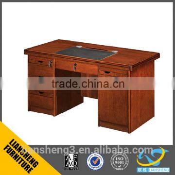 Luxury antique style MDF office manager table with table top pad