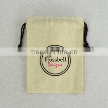 custom gift cotton bag with brand logo /cotton drawstring bag