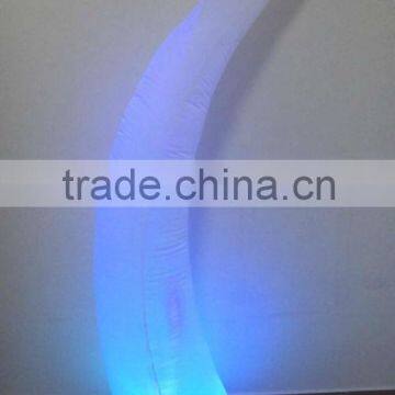 curved LED lighting inflatable cone