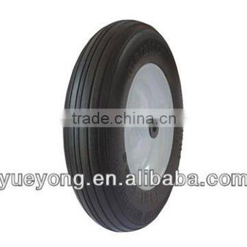 4.00-8 polyurethane wheel/PU foam wheel/flat free wheel