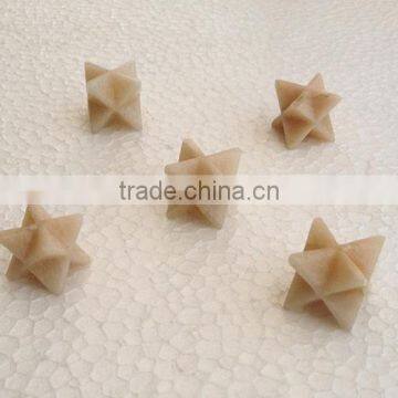 Buy direct at factory Wholesale price Cream Moonstone Merkaba stars | Prime agate Exports | INDIA