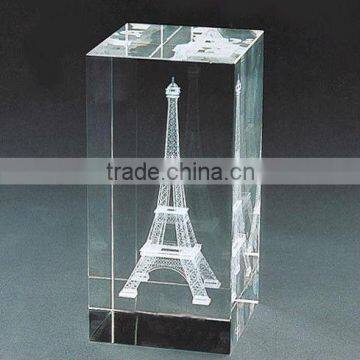 3D Engraved Cristallum Laser Artificia