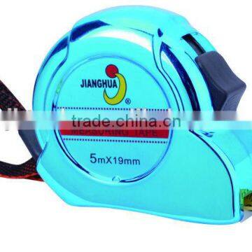 Bright simil green UV vacuum coating with hook be queched Measure tapes