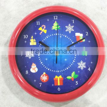 10Inch Wall Clock With Christmas MusicClock YZ-3320