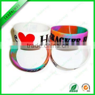 Free Sample silicone bracelet with printed logo