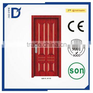 Latest Type Hot Sale High Quality Melamine Wooden Door Color Painted Wooden Door photo-6