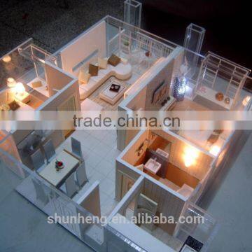 Customized Villa Apartment Architectural model with lighting