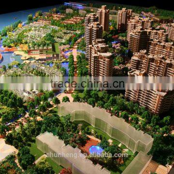 Sea Beach House Building Scale Model for Real Estate Exhibition