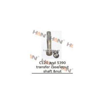 Sany parts C120 and 5390 transfer case input shaft & nut Concrete Pump spare parts for Putzmeister Zoomlion Schwing stetter