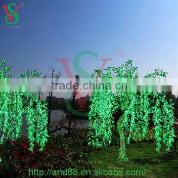 Customized waterproof outdoor christmas tree led willow tree light