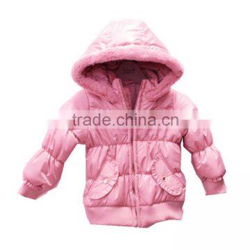 Girls Fashion New Style OEM Service Pattern Baby Coat