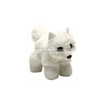 promotional custom imprinted plush stuffed Arctic Fox Hug logo t-shirt animal toys
