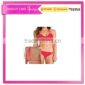 BSC071 Beachwear sexy girls micro fission pure triangle bikini swimwear