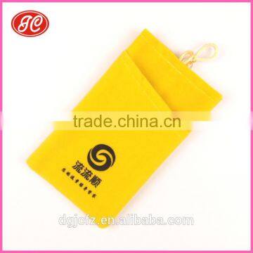 Hot Products Silk Screen Printed Microfiber Mobile Phone Pouch photo-3