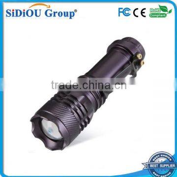 aluminum q5 red led hunting flashlight