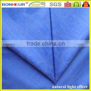 100 polyester woven fabric with reflect silver print (BHW-P5049)