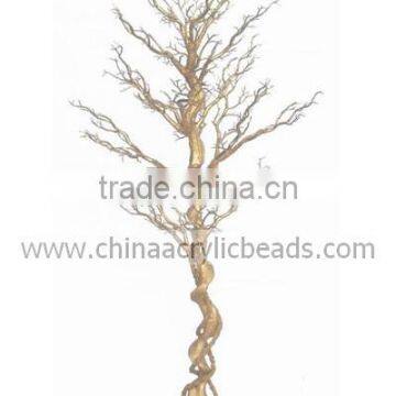 90CM Silver Mantaniza Wish Wedding Tree With Bead Garland Table Artificial Plastic Tree