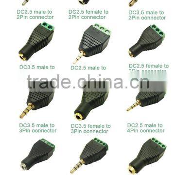 5.5*2.1 5.5*2.5 Male DC Connector / DC Plug /DC Adapter Terminal Block With Push-button photo-5