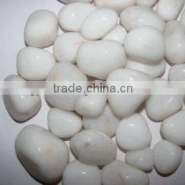 White Polished Pebbles Stone