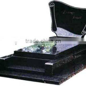 High Quality Black Granite Tombstone