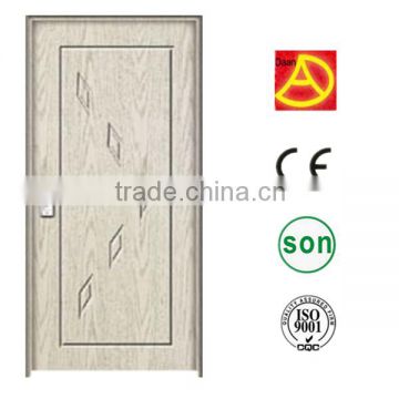 House designs mdf interior wood pvc bathroom door