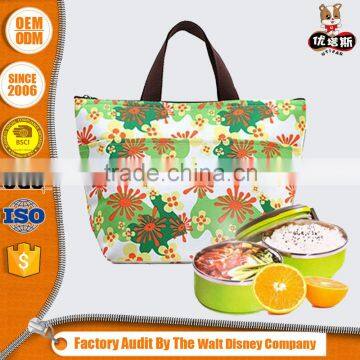 BSCI insulated thermal diaper bag lunch cooler bag for food and cans