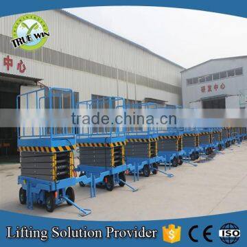 hydraulic DC motor CE outdoor scissor lift platform