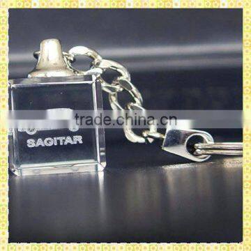 New Arrival Glass Car Shaped Keychain For Promotion Items