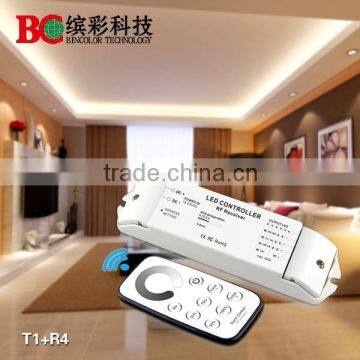 T1+R4 single color dimming controller touch remote led touch dimmer Dc12V-24V