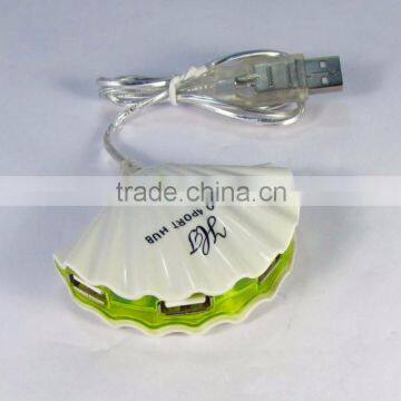 2016 Fashional Beach Shell Shape Custom Logo USB Hub photo-2
