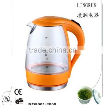 Electric tea kettle glass cordless glass kettle