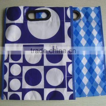 knitted peritoneums portable bag,shopping bag