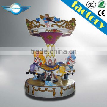 Luxury small Trojan carousel horses sale/toy carousel horse