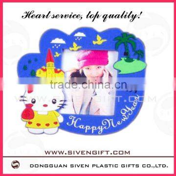 2015 promotional soft pvc photo frame