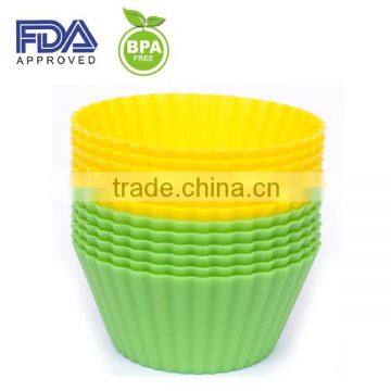 Durable Fancy Mini Silicone Cupcake Liners